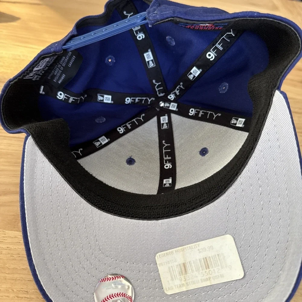 New Era Los Angeles Angels 4th of July Flag Logo 59FIFTY Hat Snap Back